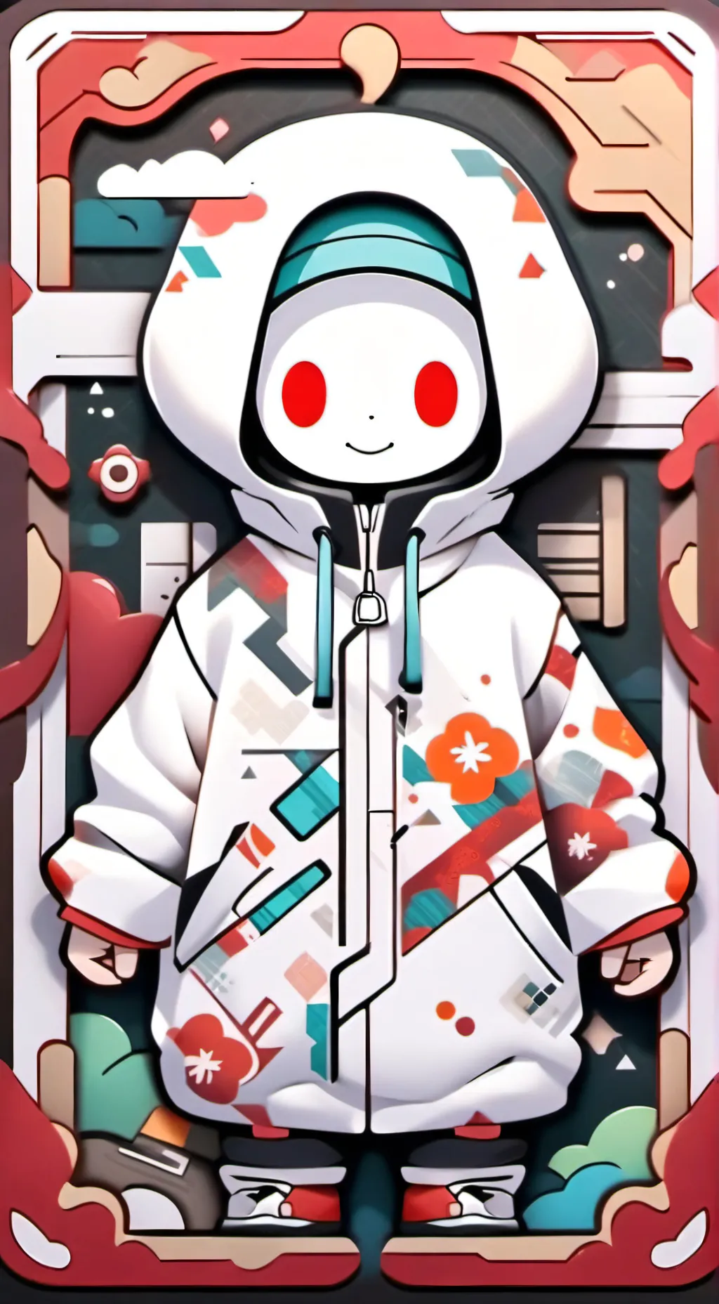 ai character: Ponmi inflation￼ background