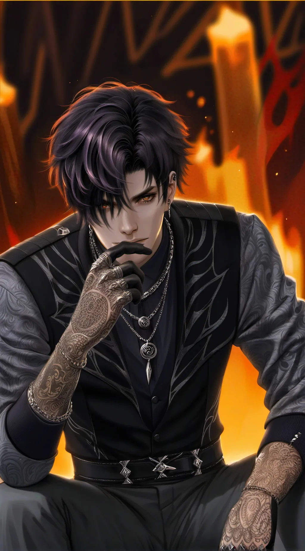 ai character: Shadow  background