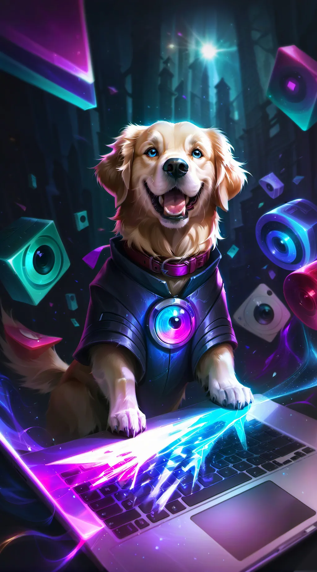 ai character: Byte background