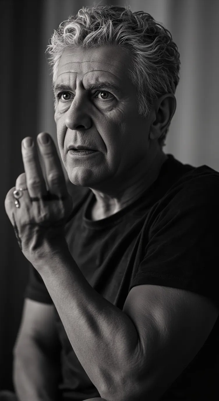 ai character: Mr. Anthony  background