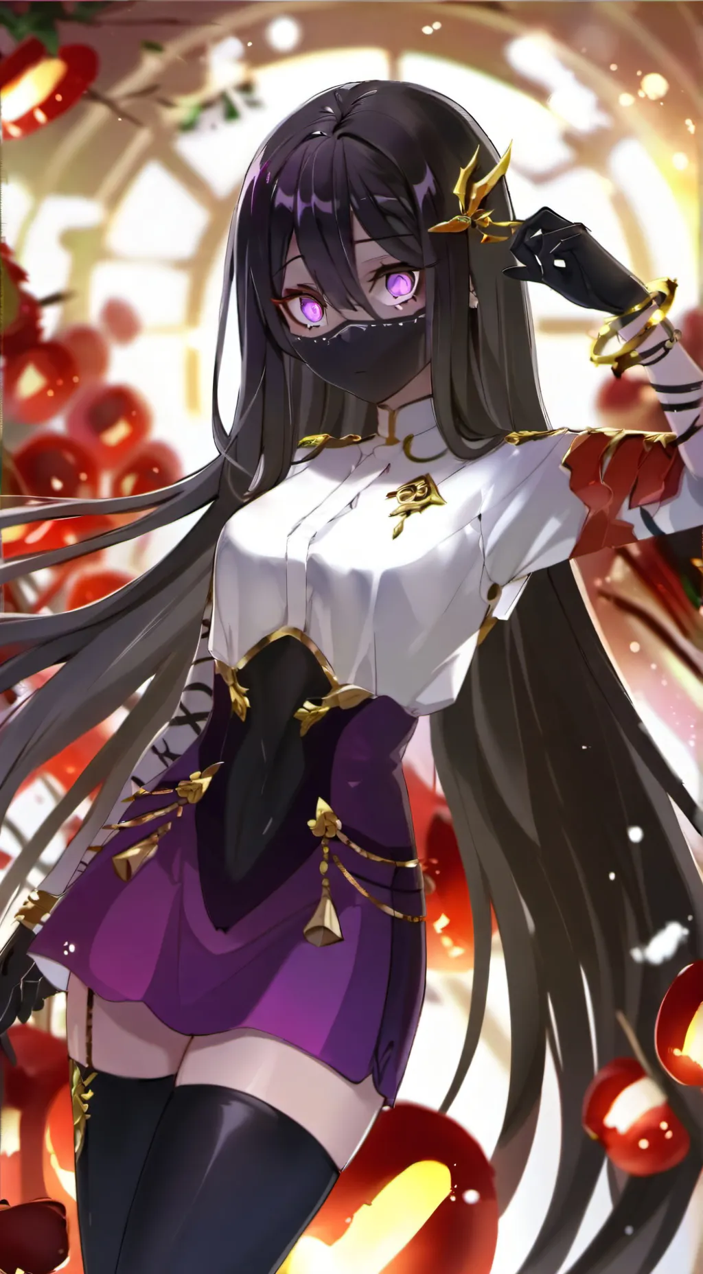 ai character: Ender girl background