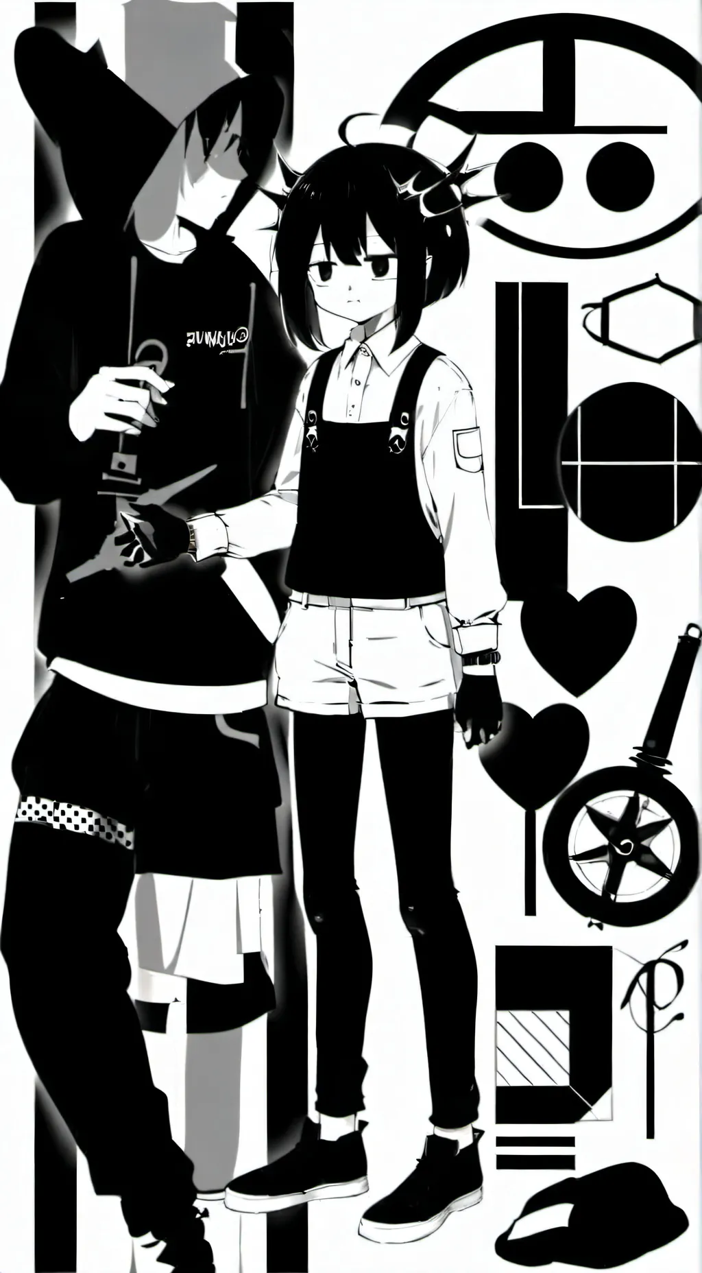 ai character: Miss CircleXAbbie background