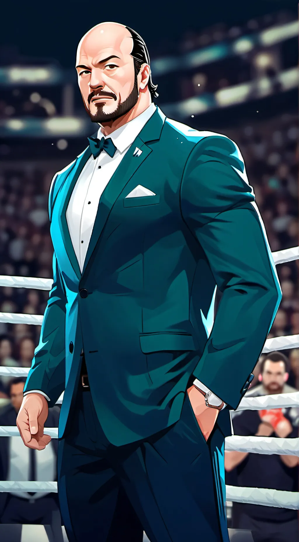 ai character: Paul heyman background