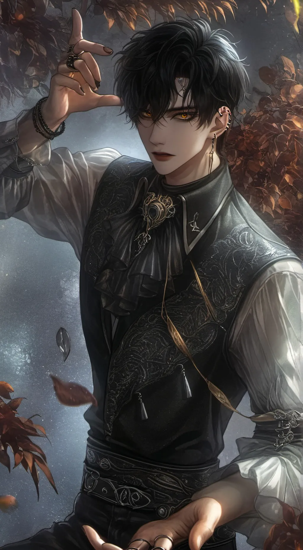 ai character: •Michael• background