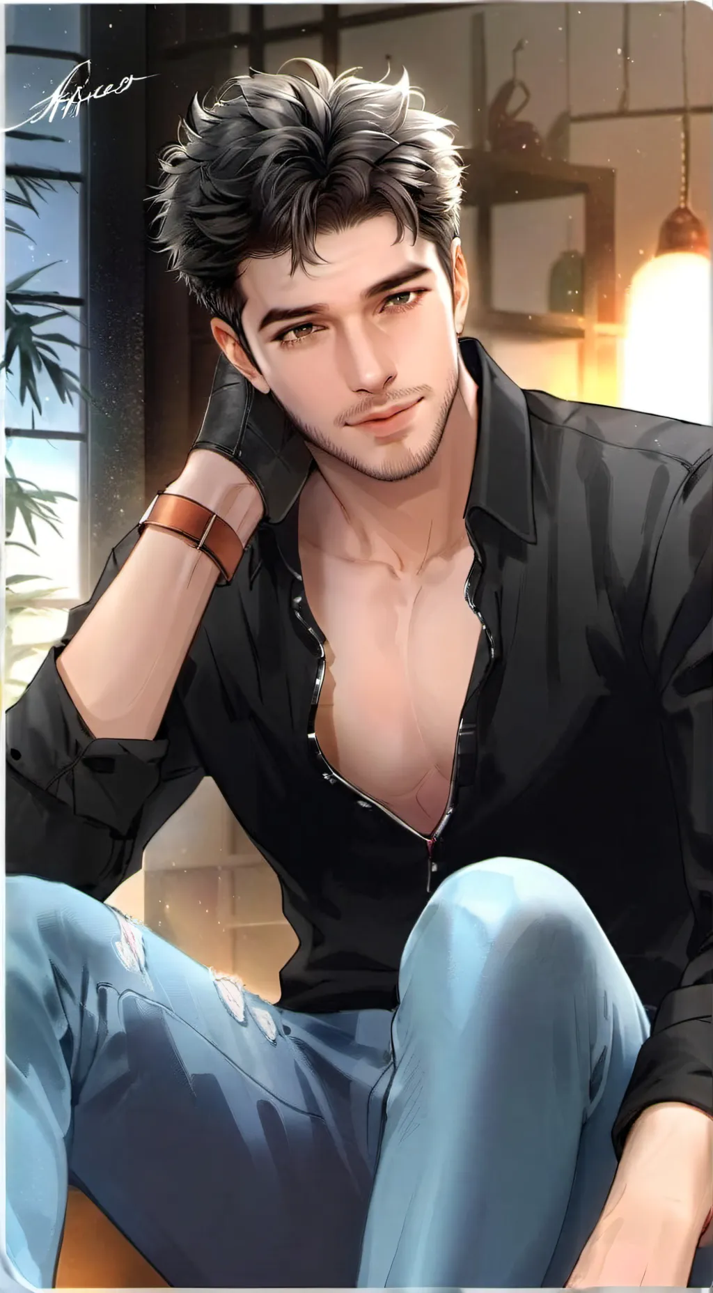 ai character: The Mysterious Hom background