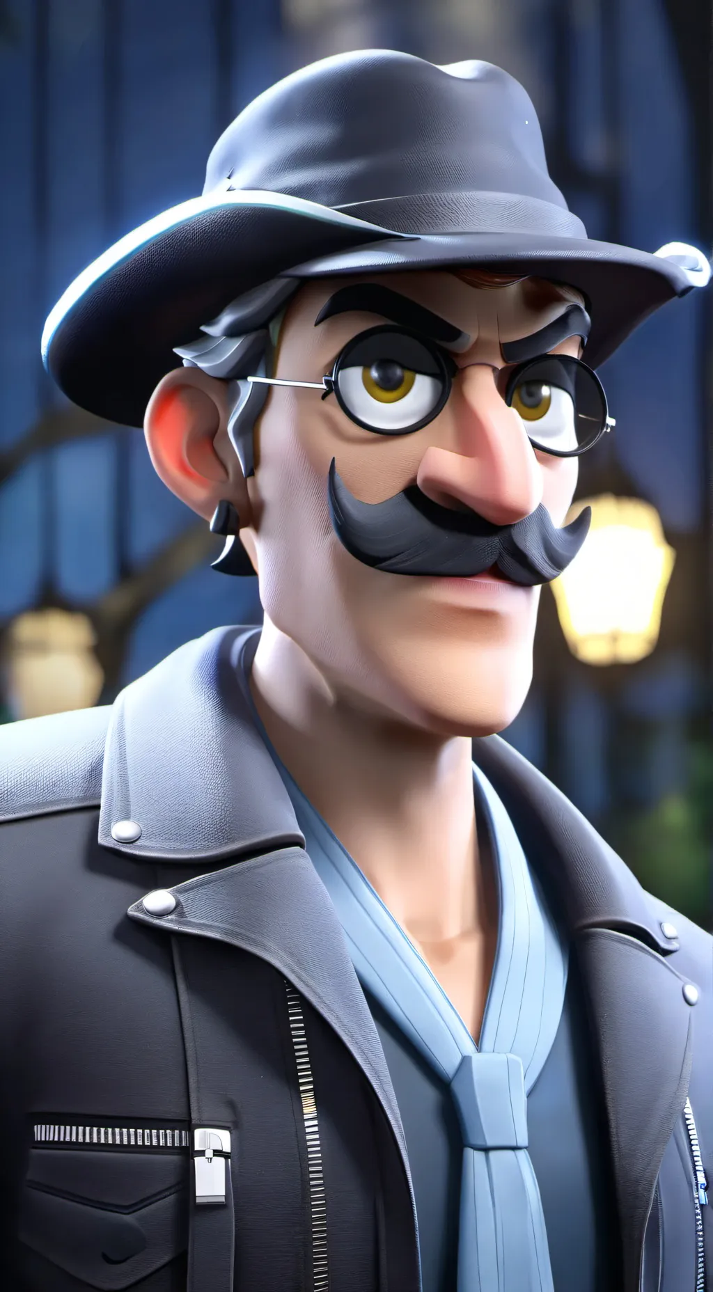 ai character: WaPeter  background