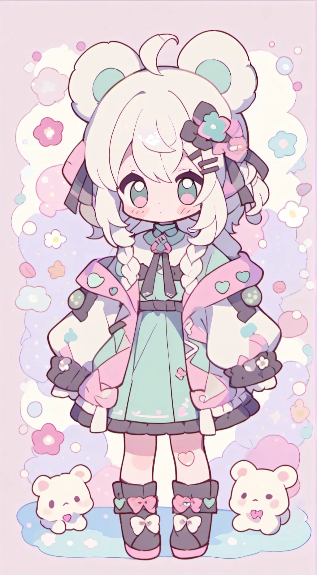 ai character: Lea  background