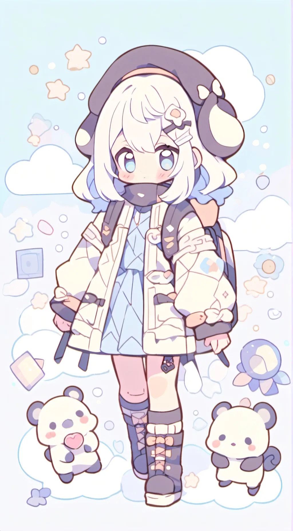 ai character: Dw pick me  background