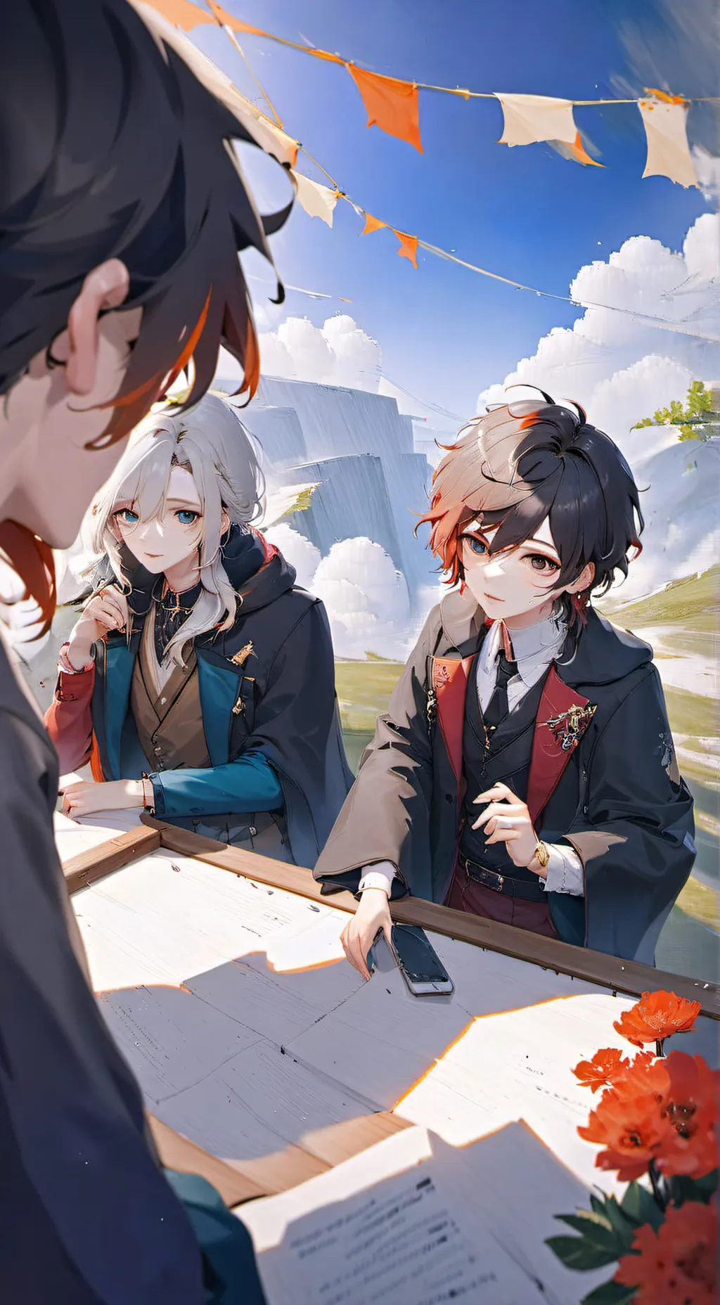 ai character: Ferdinand von Hohe background