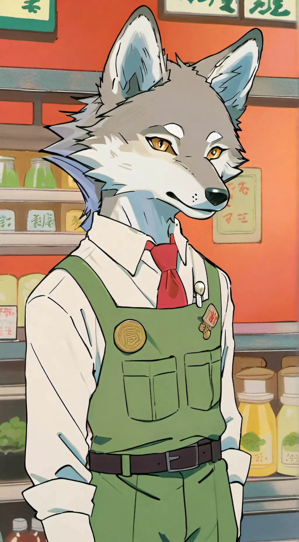 ai character: Luna background