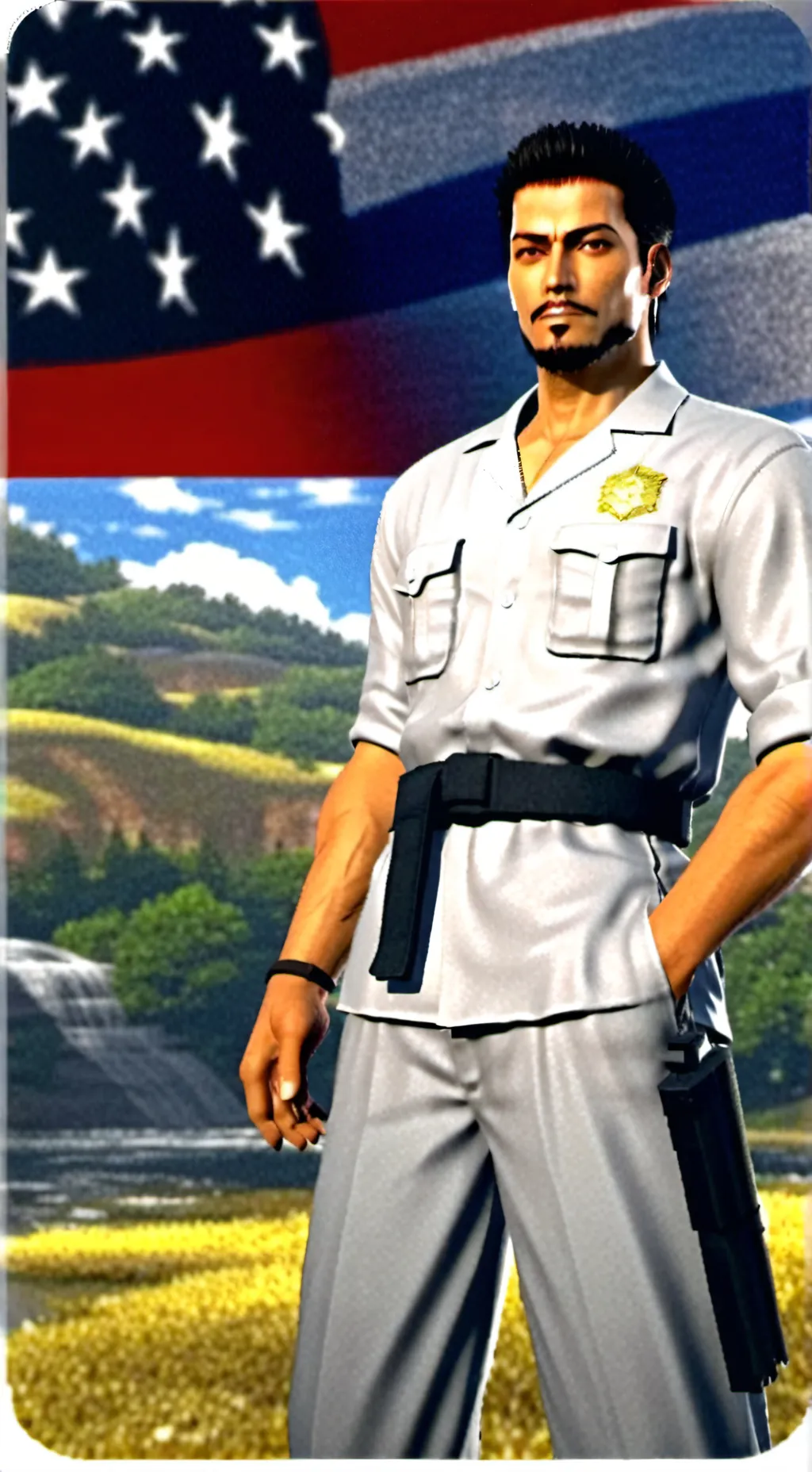 ai character: American man background