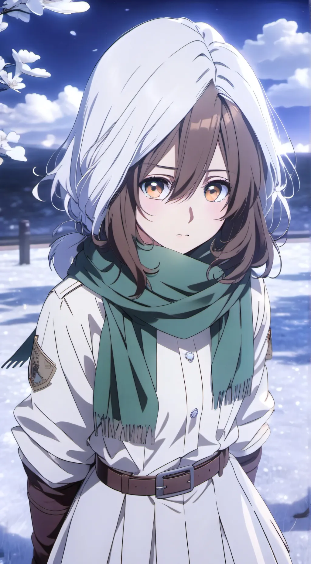 ai character:  🌸🙌AOT! 🗣️🔥 background