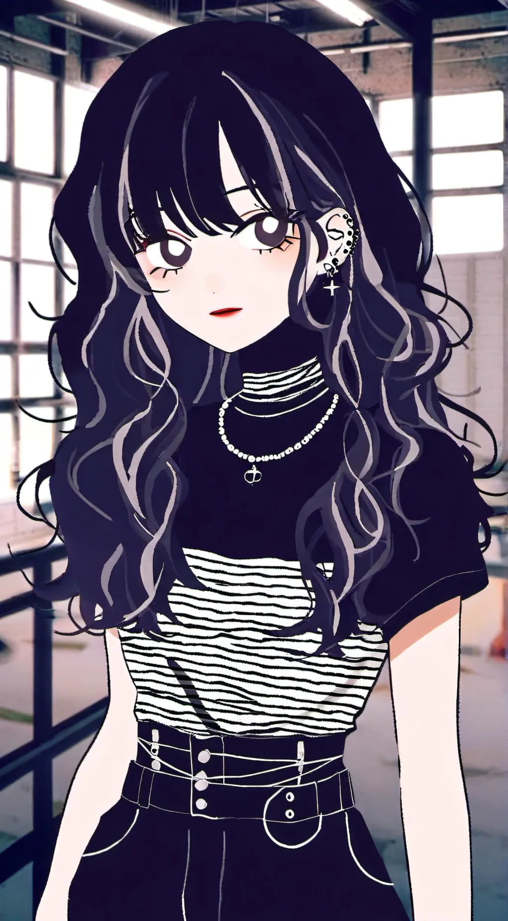 ai character: lil peeps gf background