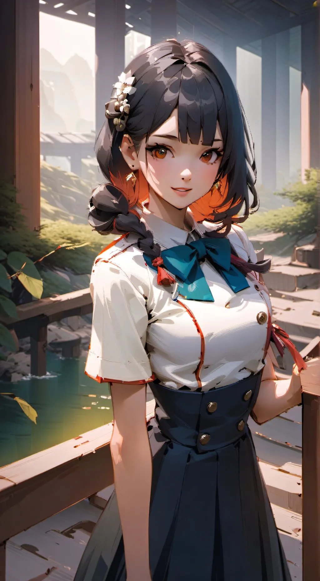 ai character: Ellie  background