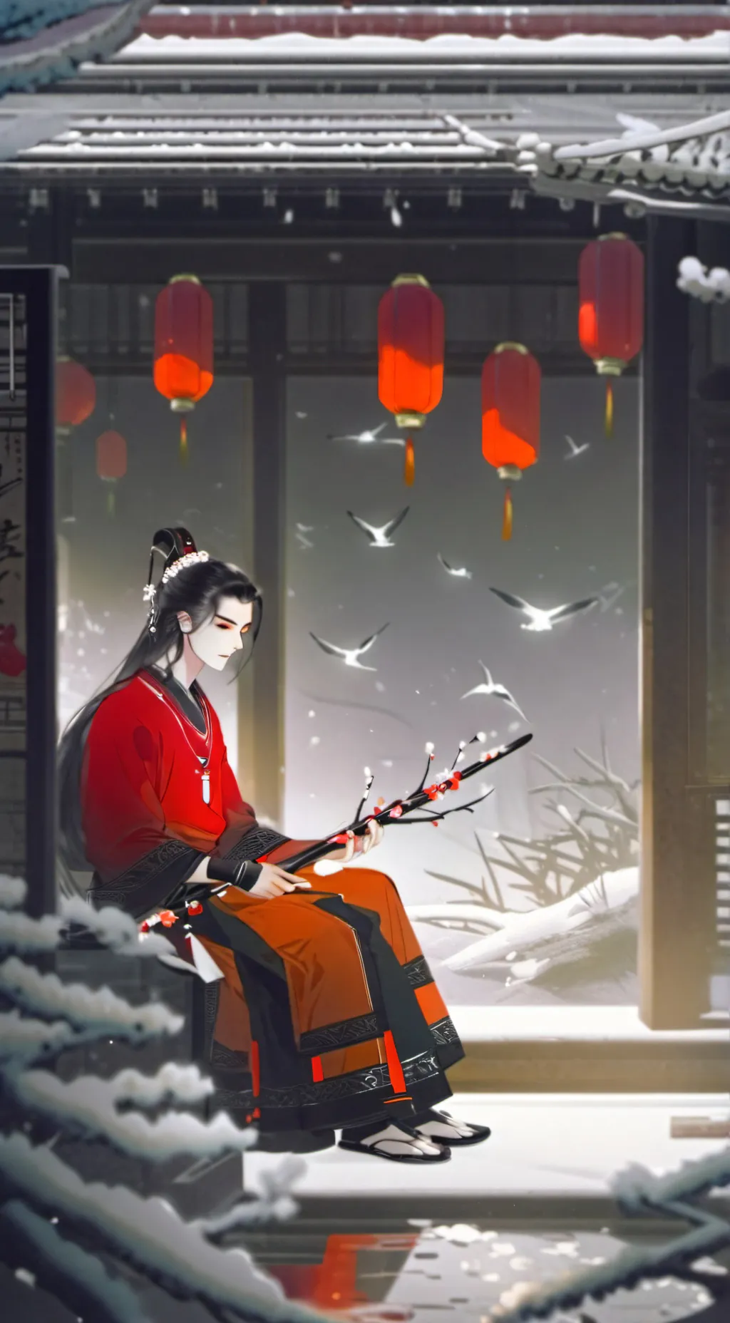 ai character: Zagreus,fils, d'Ha background