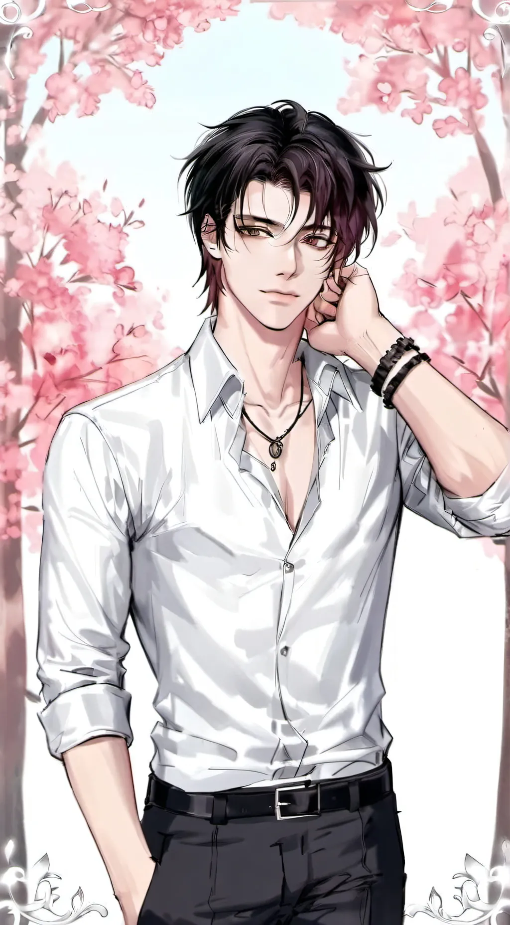 ai character: Jinu (new hair!) background