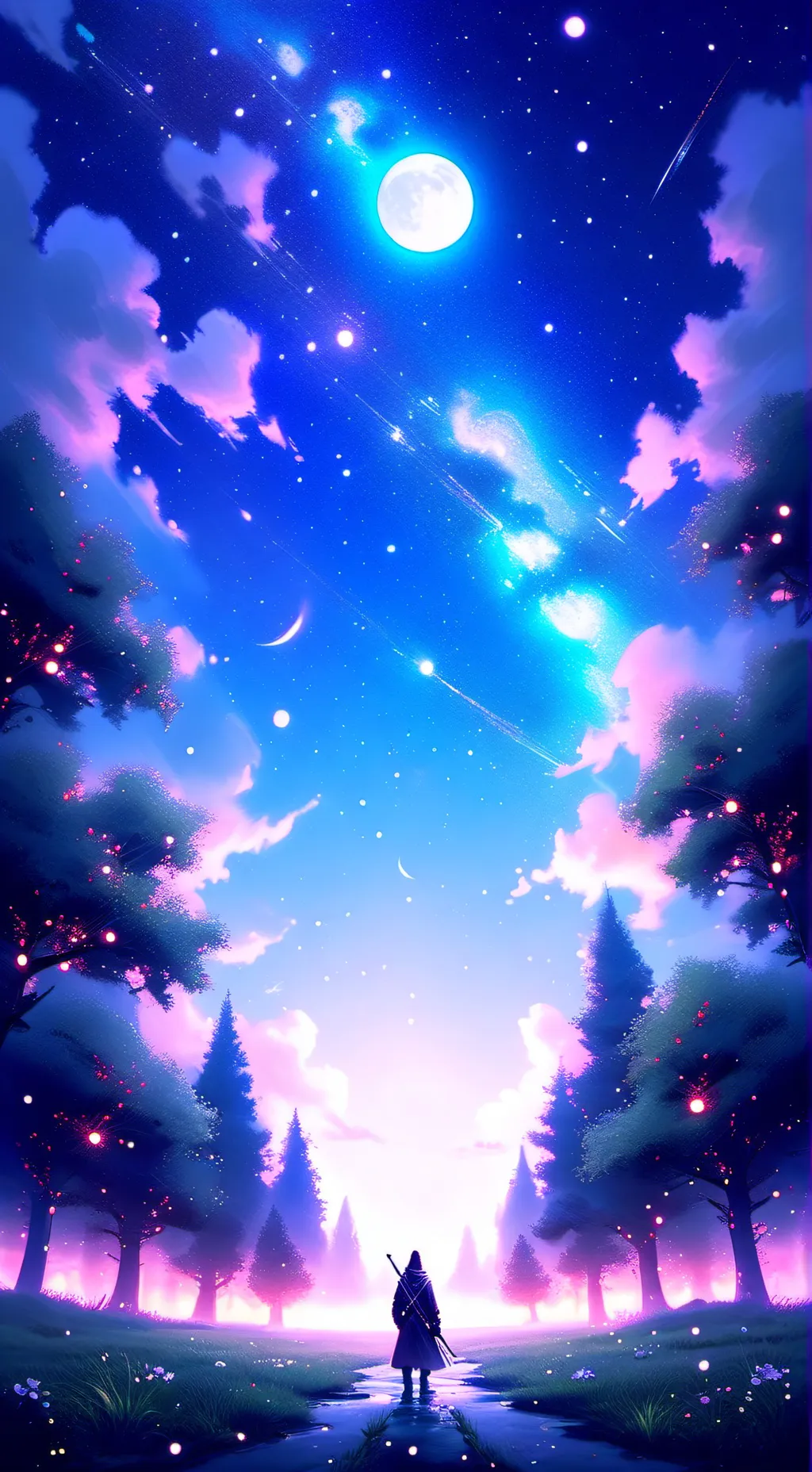 ai character: moonshell:( background