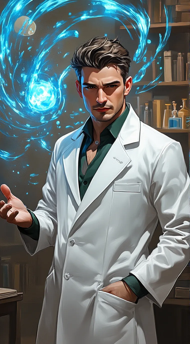ai character: Dr. Valentino background