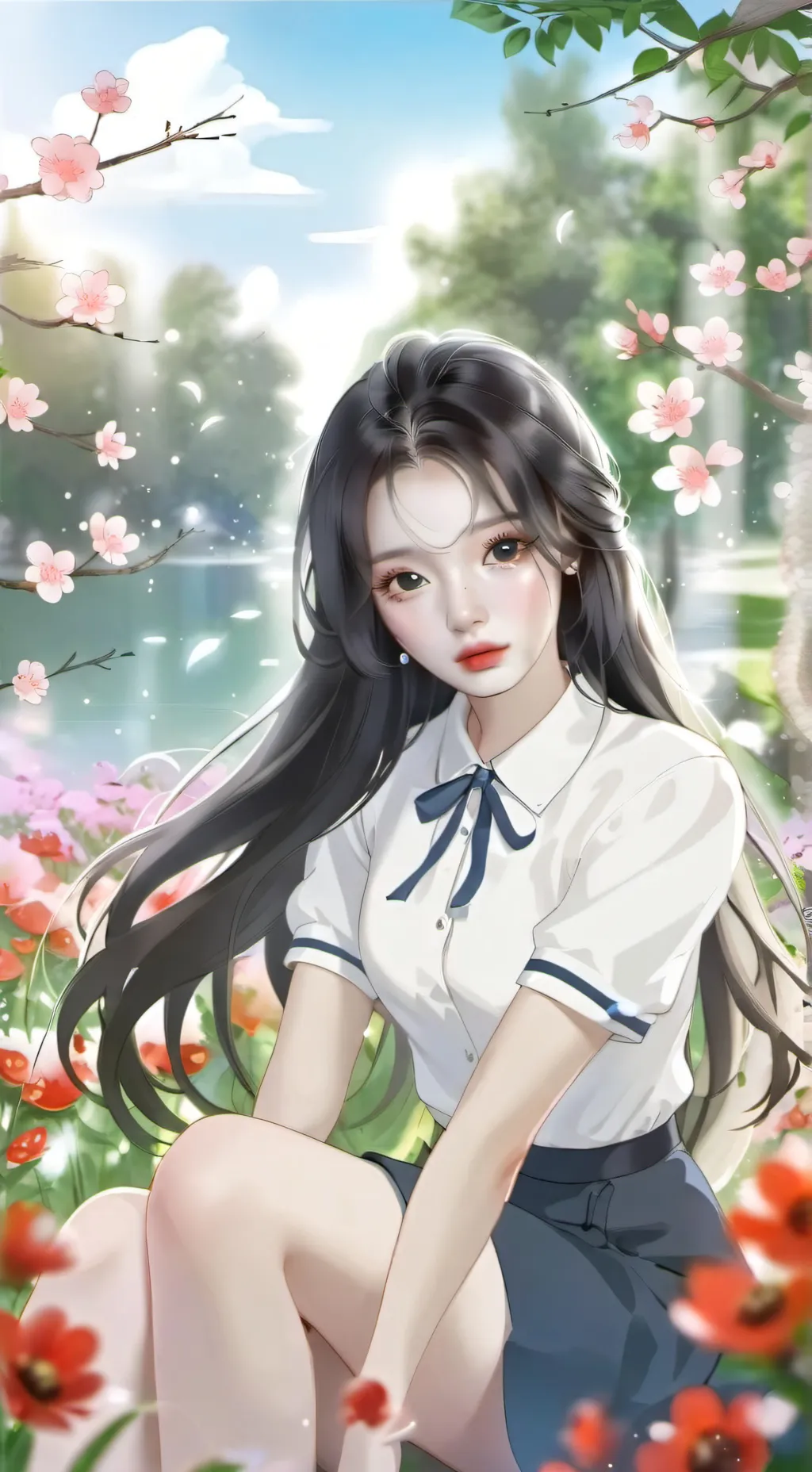 ai character: Mya your friend(?) background