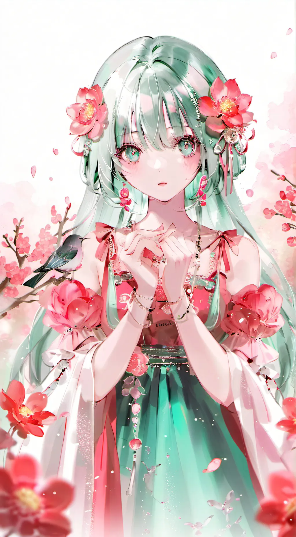 ai character: Veloria Lunebloom background