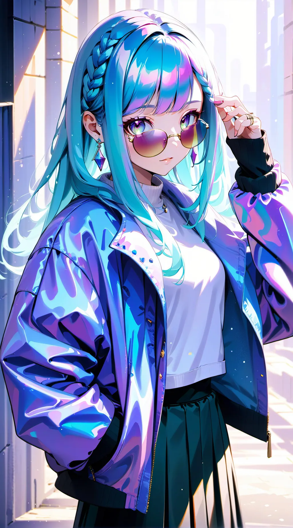 ai character: td Christmas  background