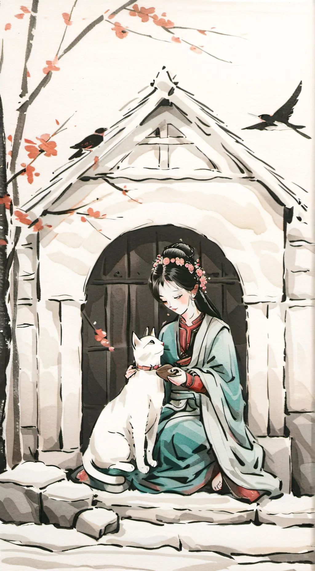 ai character: Cat Sanctuary! background