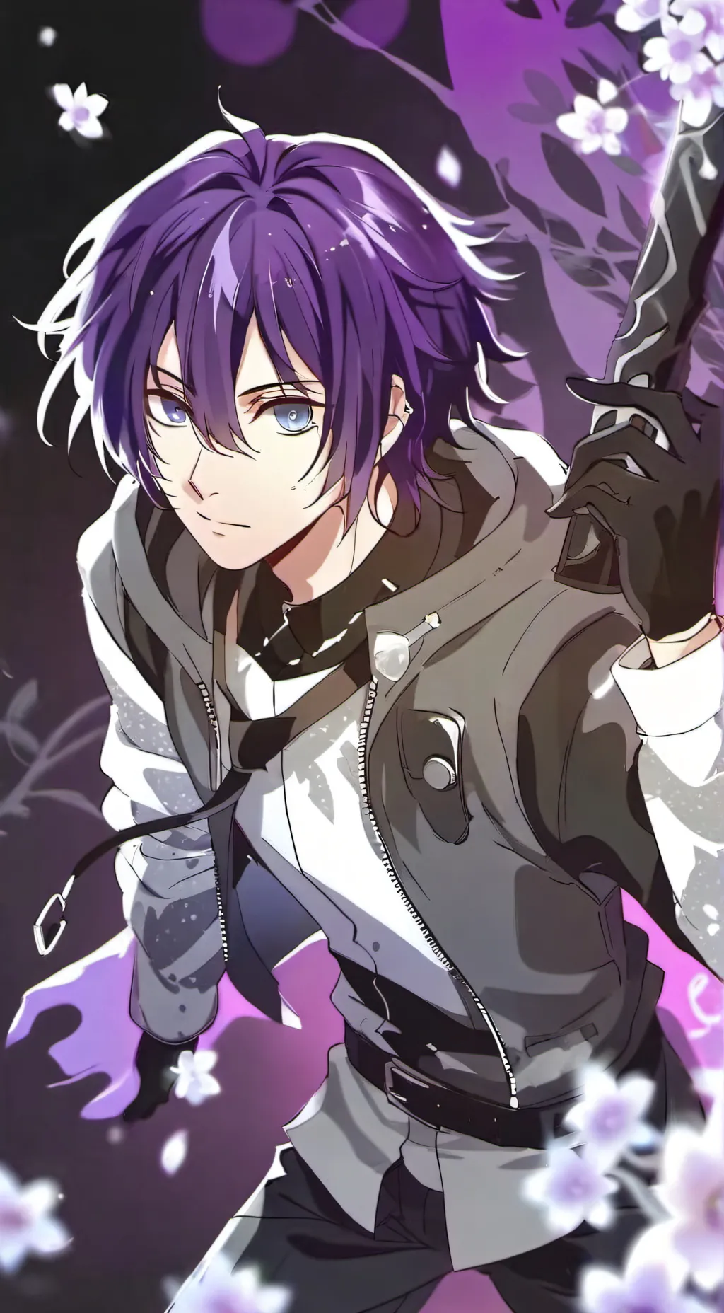 ai character: Mikage reo 💜 background