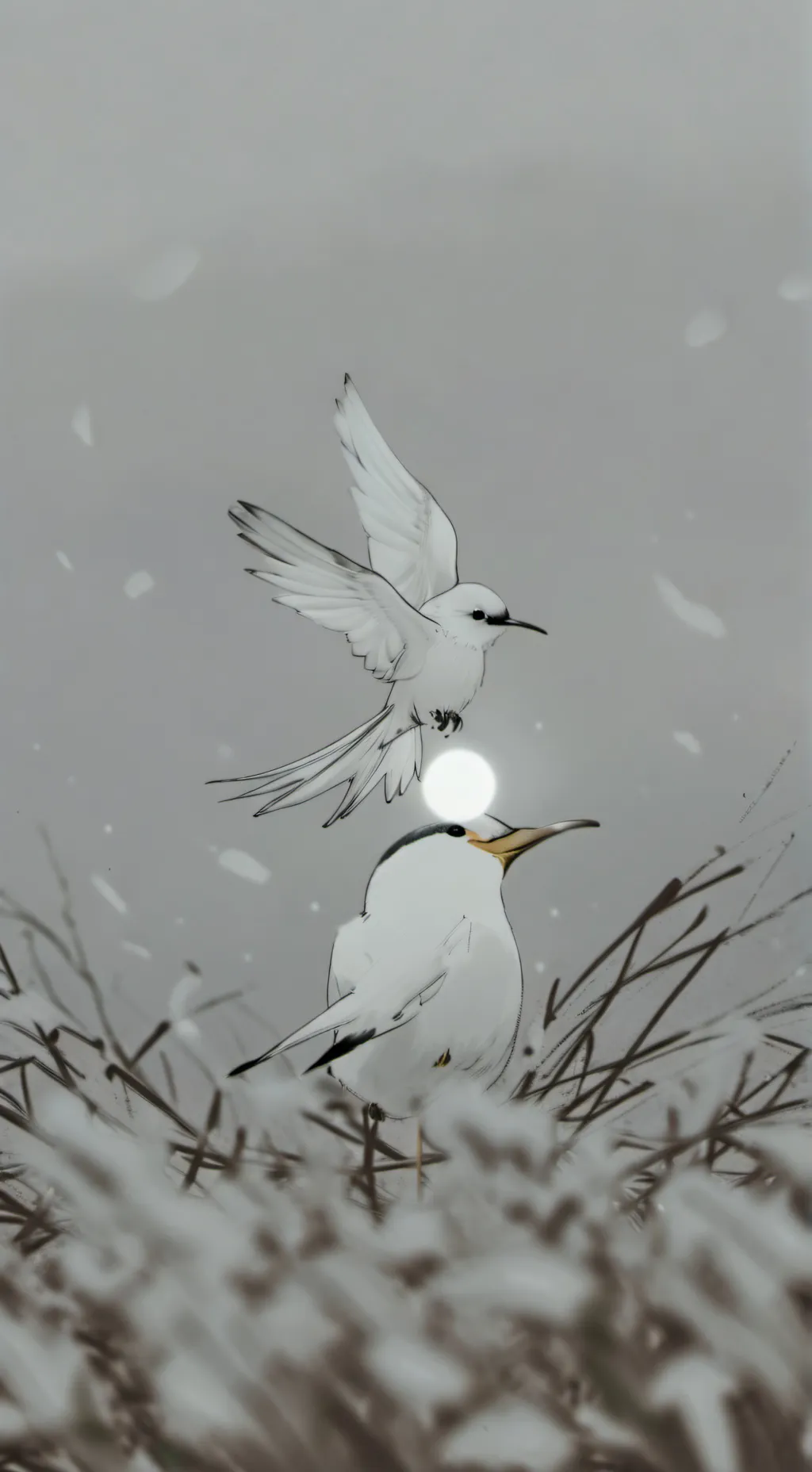 ai character: gluey x sami  background