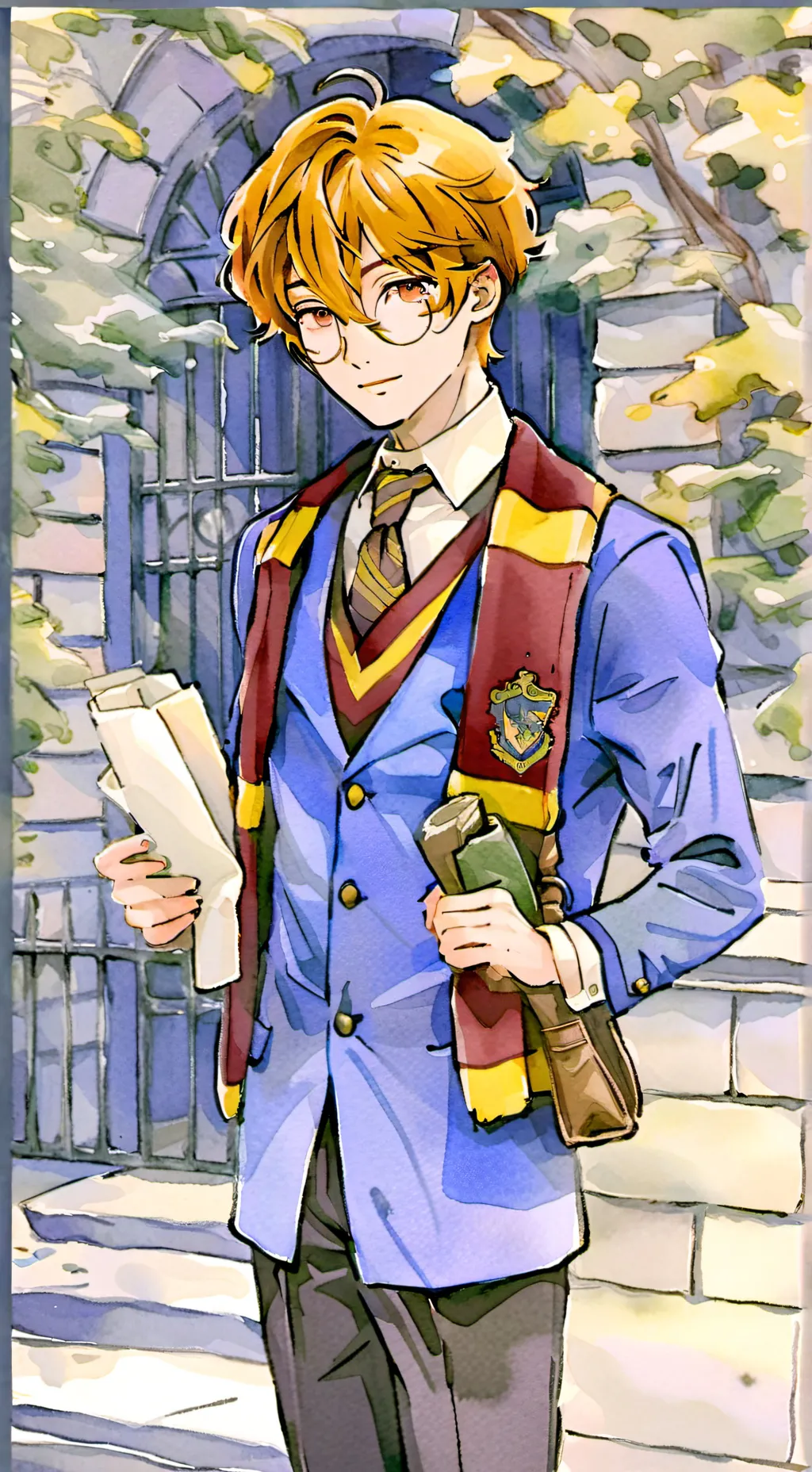 ai character: Fred Weasley  background