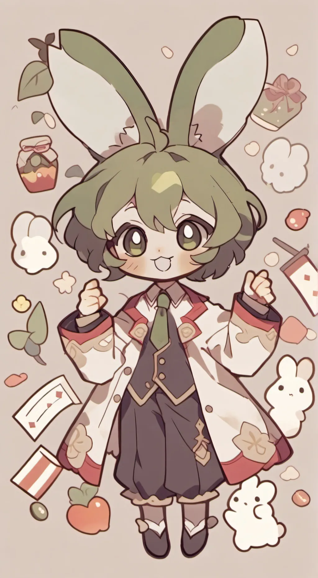 ai character: hoppy hopscotch  background