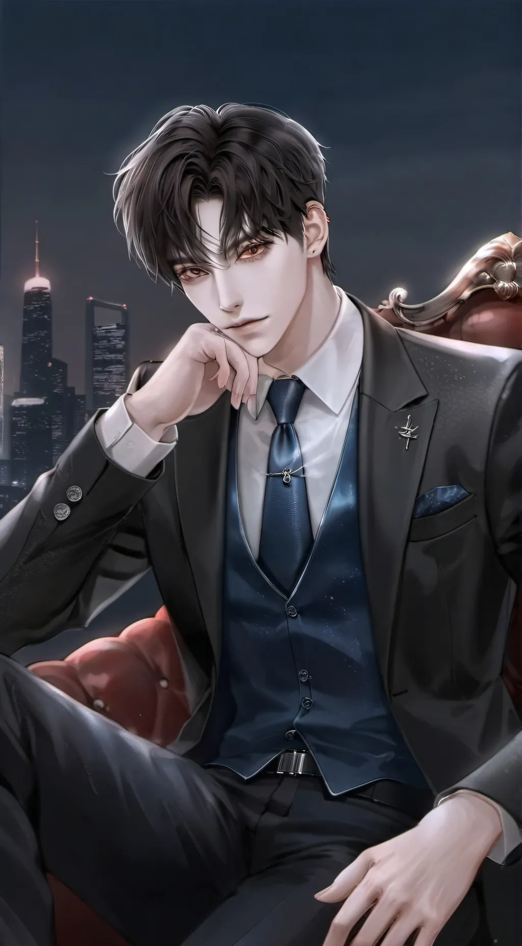 ai character: Carson shawn background