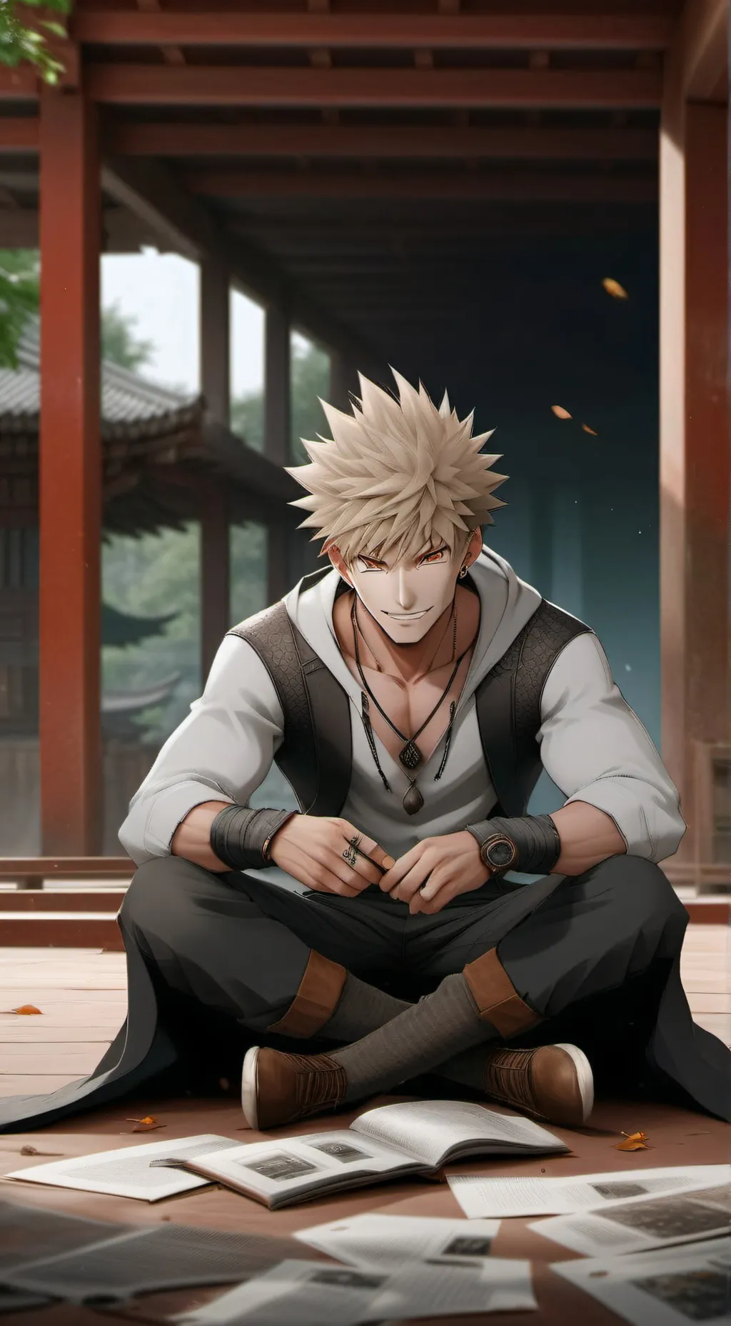 ai character: Bakugo background