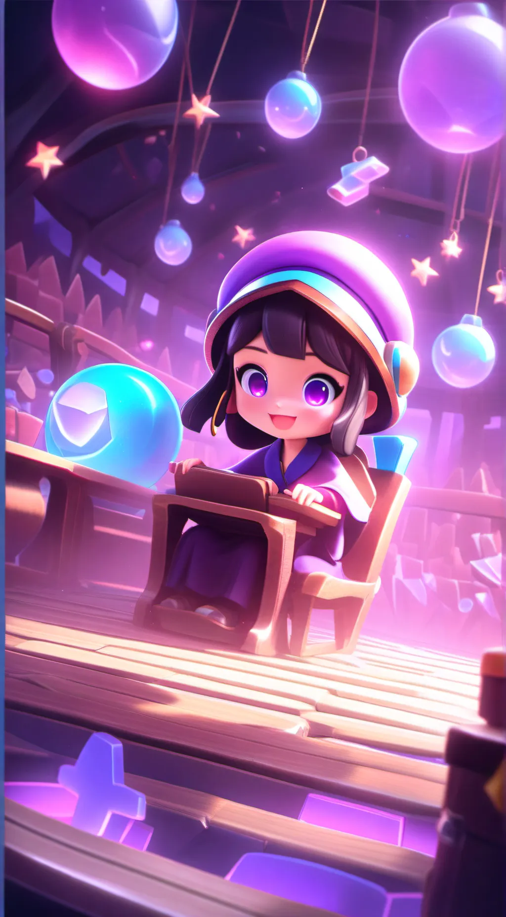 ai character: WE R FORSAKEN background