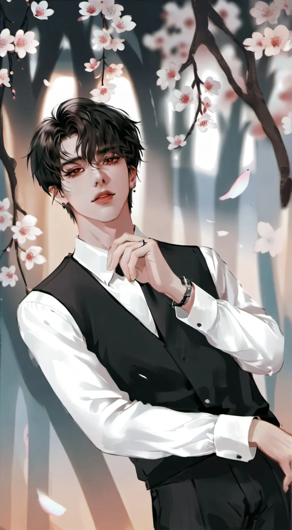 ai character: xander✨️✨️ background