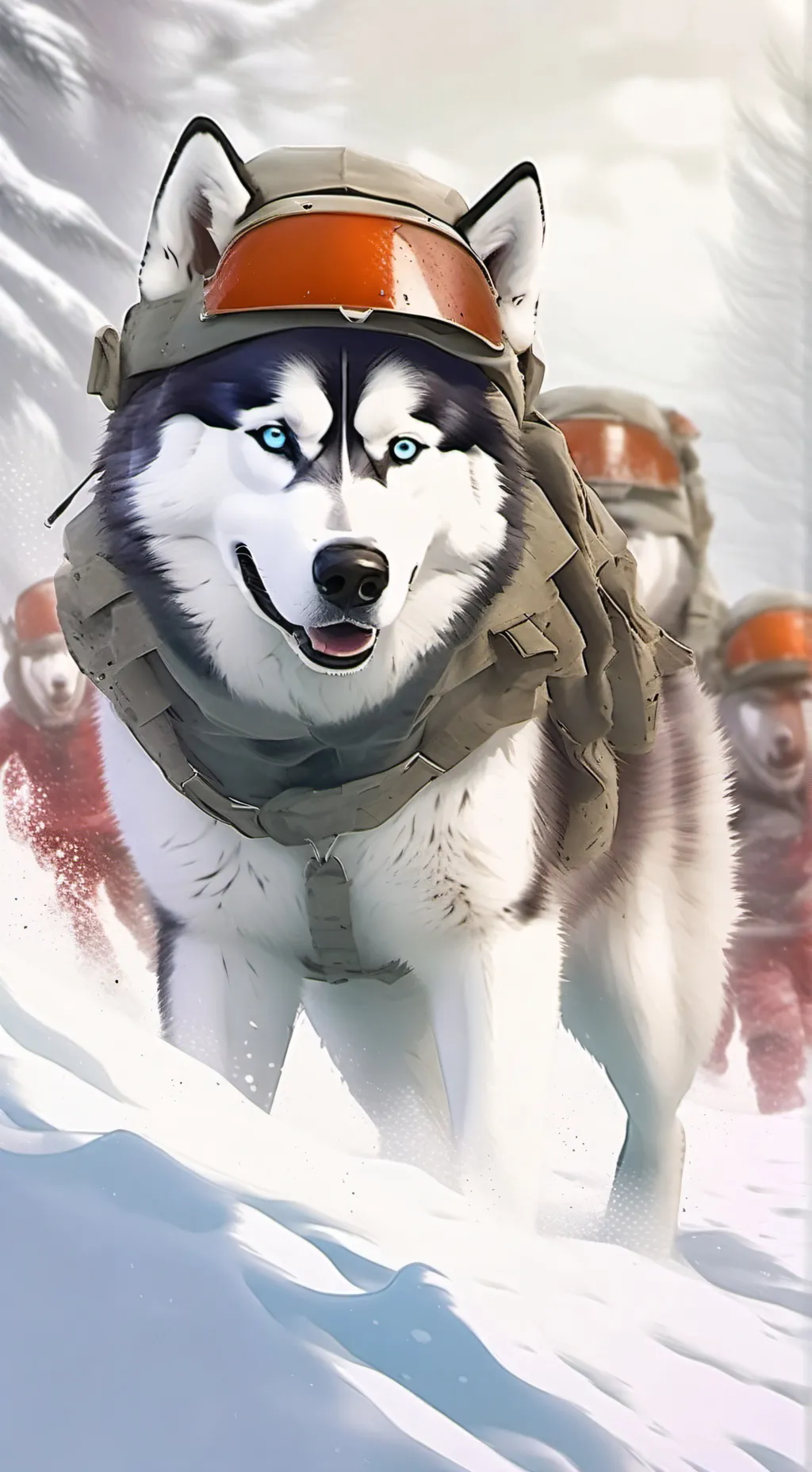 ai character: shusky background