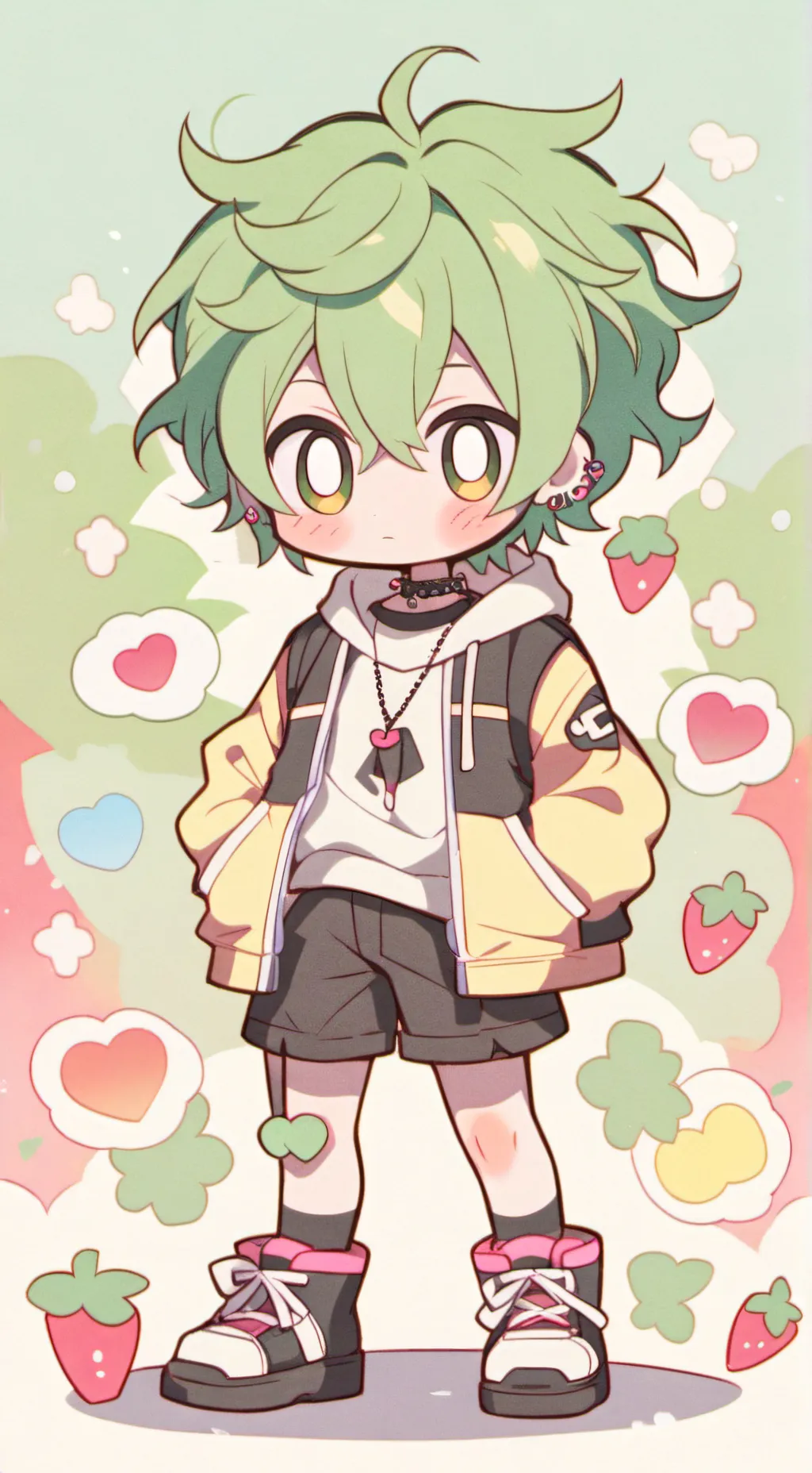 ai character: Bauti ♥️ background