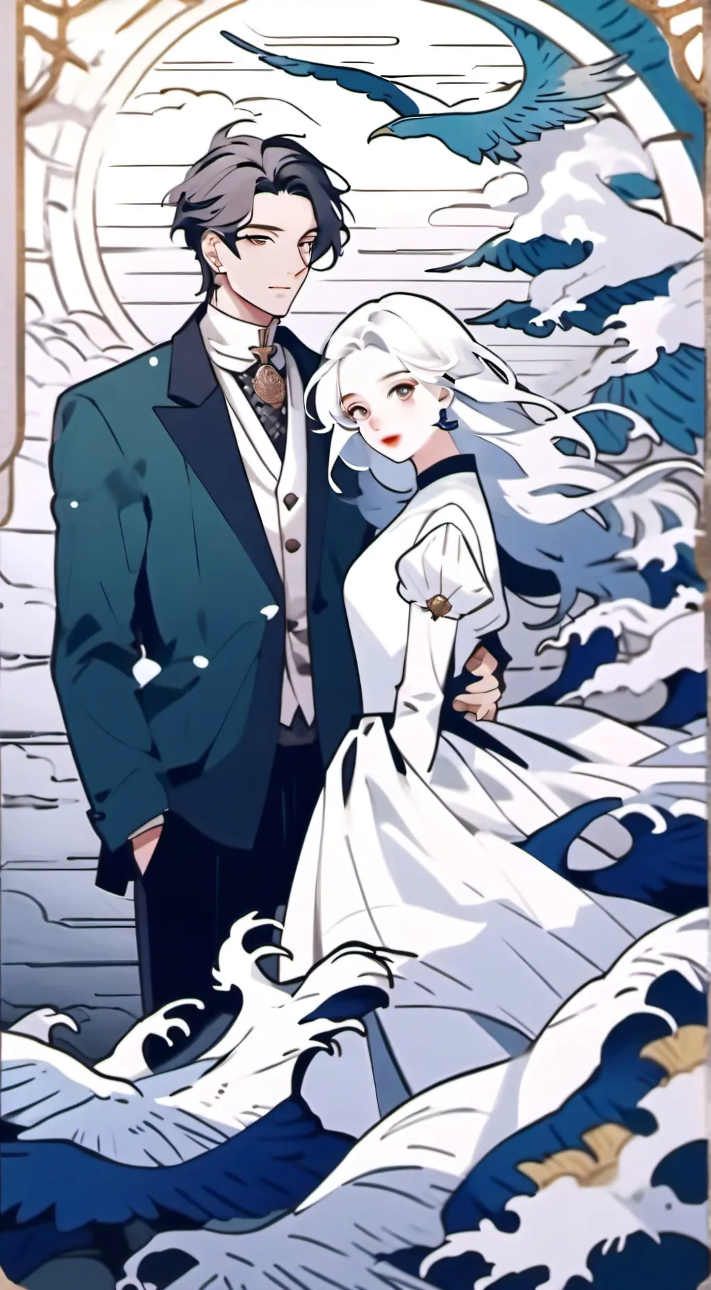 ai character: emily background