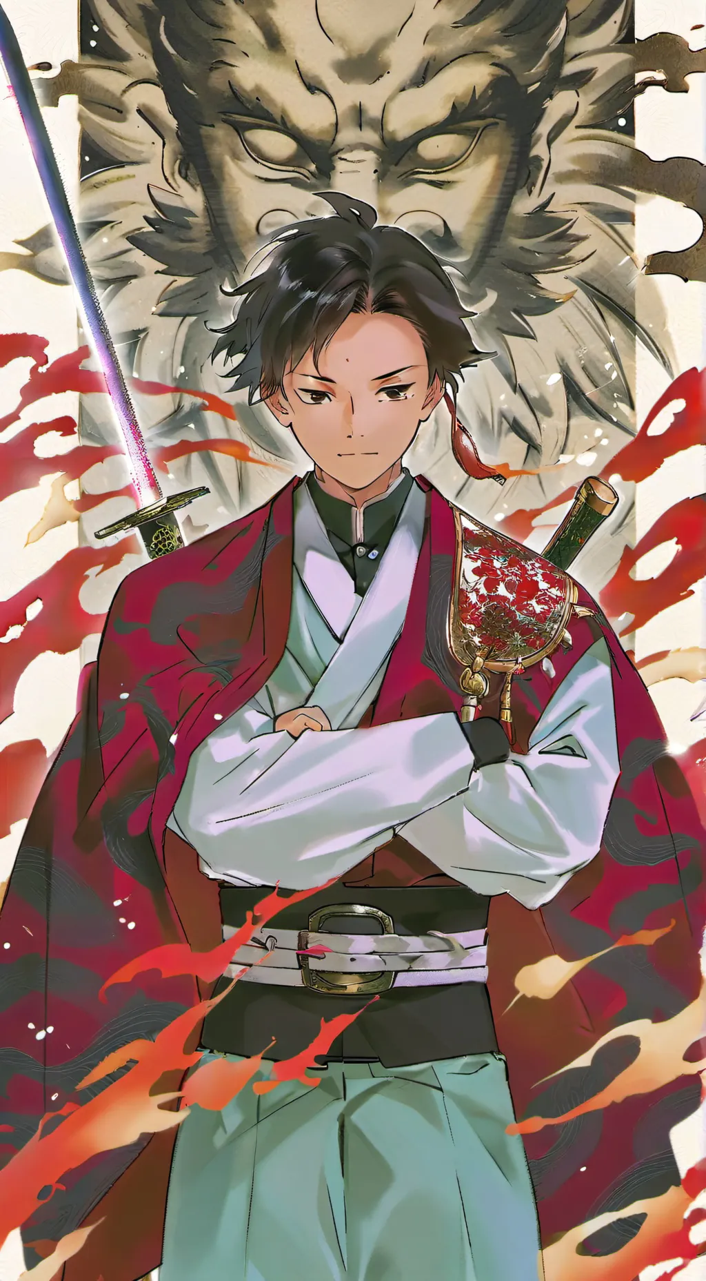 ai character: JjK background