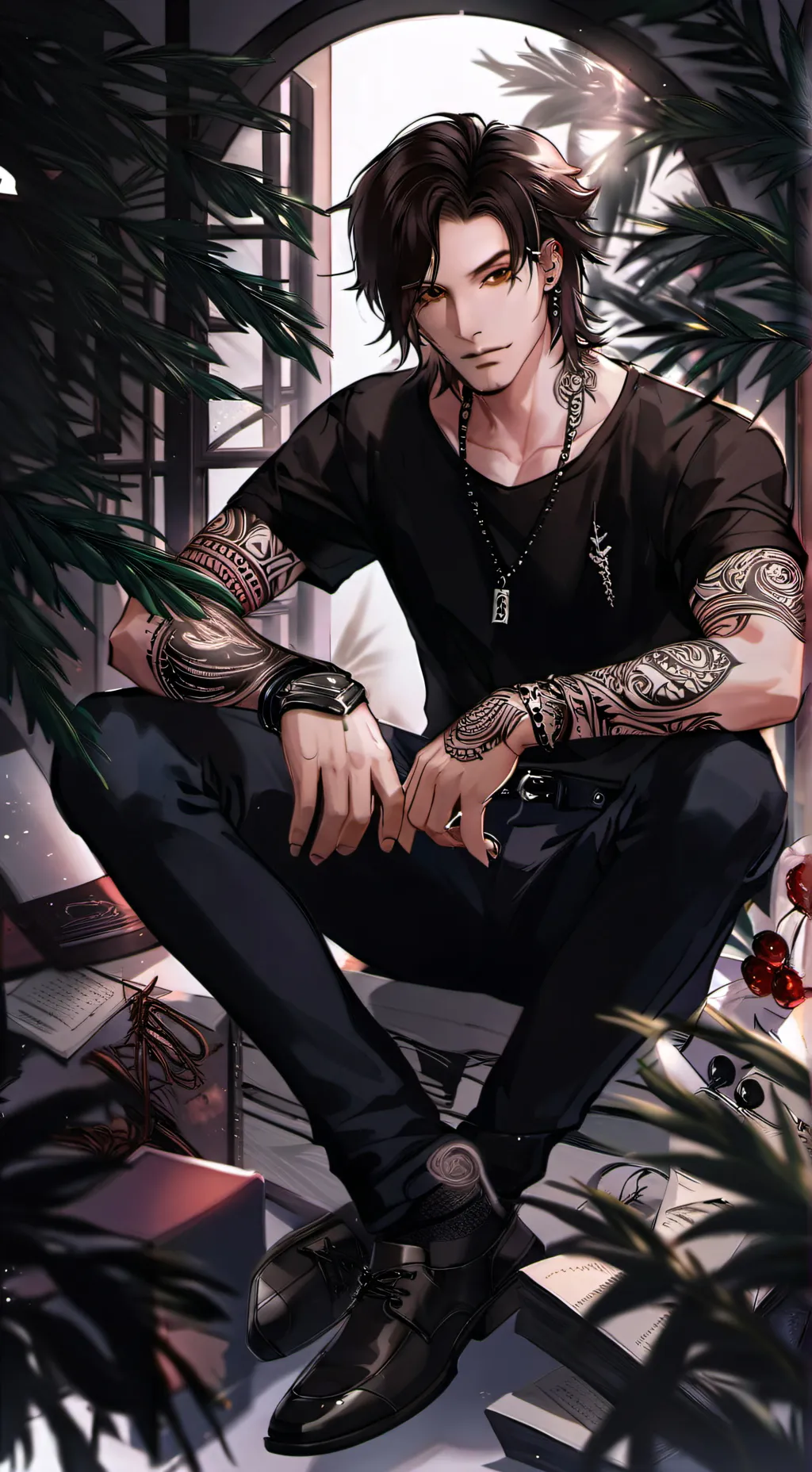 ai character: David background