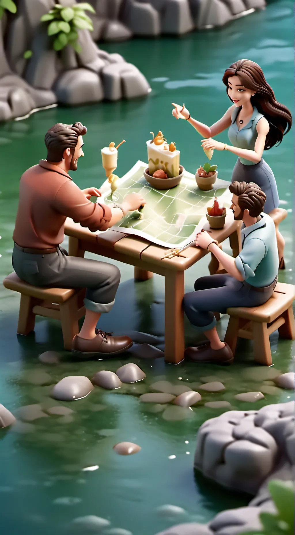 ai character: Countrys(Summer) background