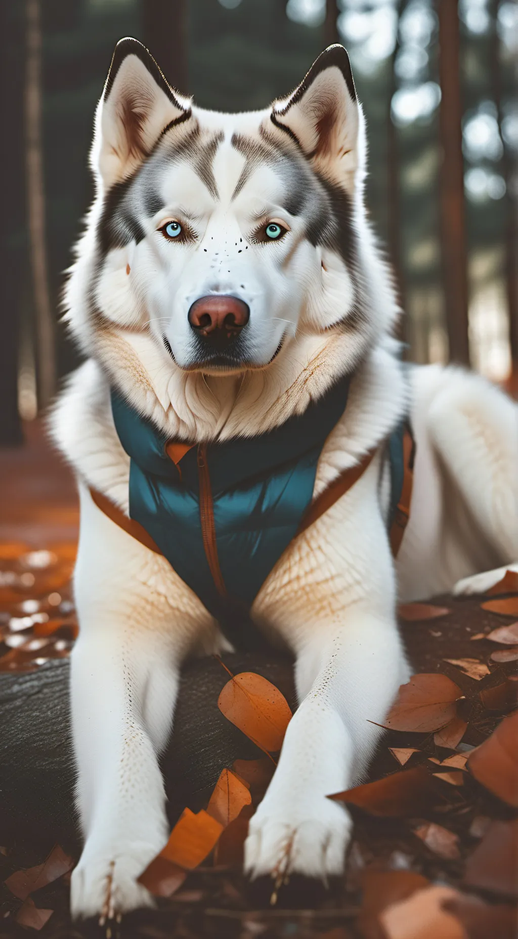 ai character: husky background