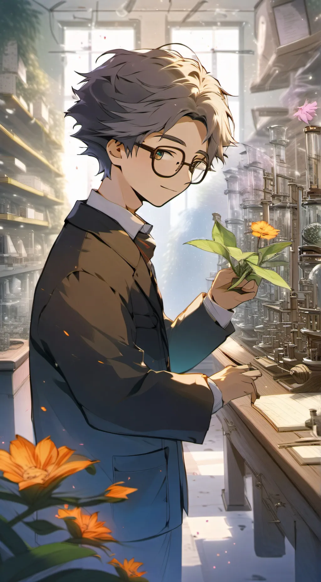 ai character: Nick  background