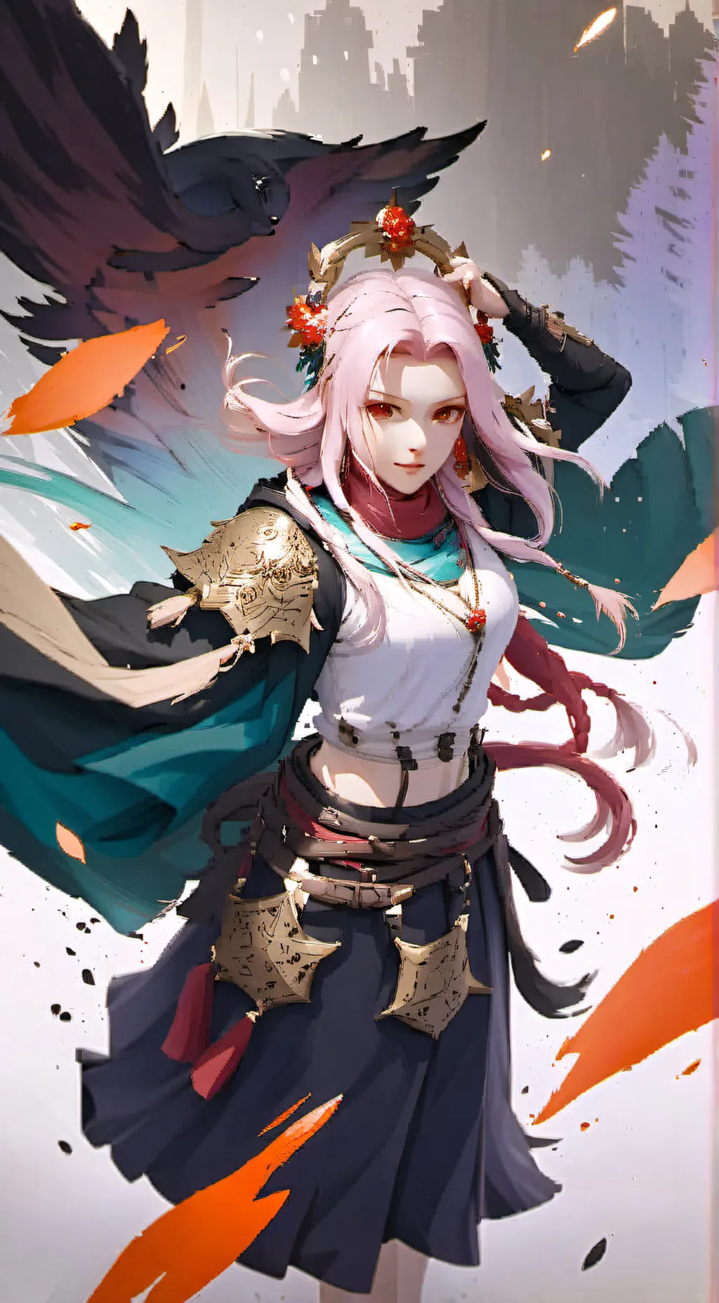 ai character: Аня background