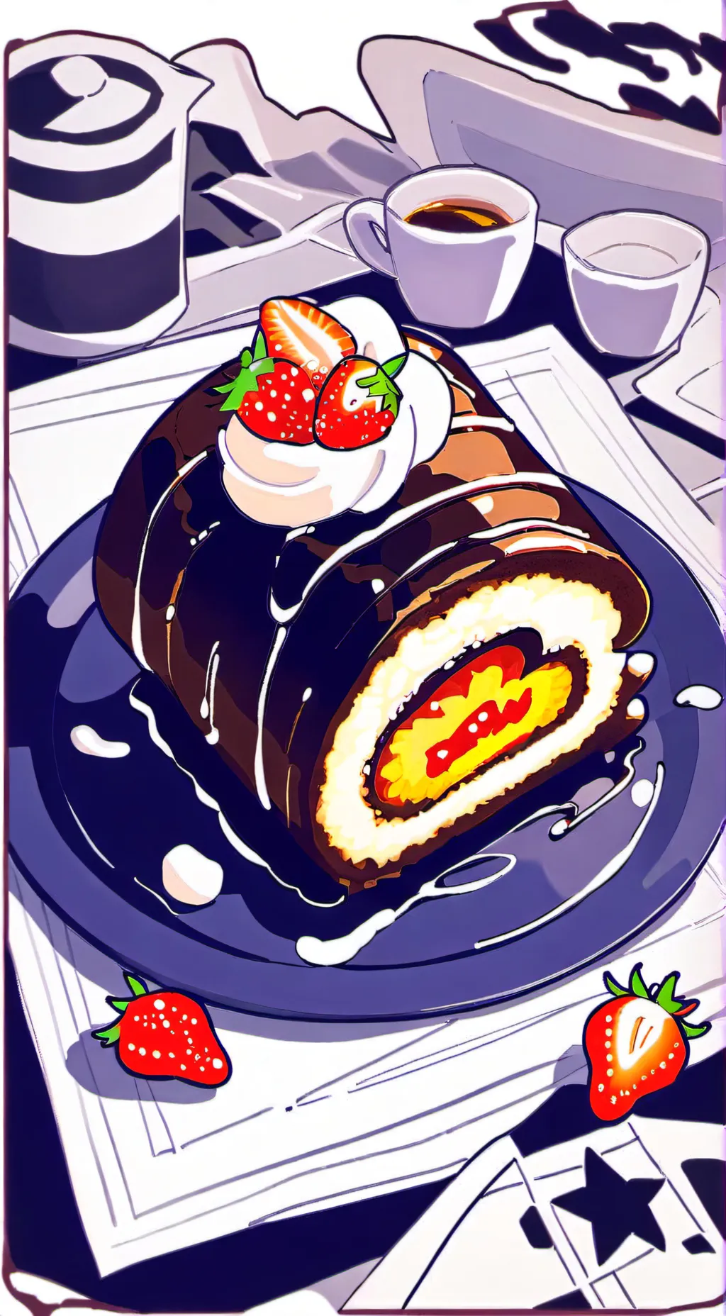 ai character: Fruitcake (Angst?) background