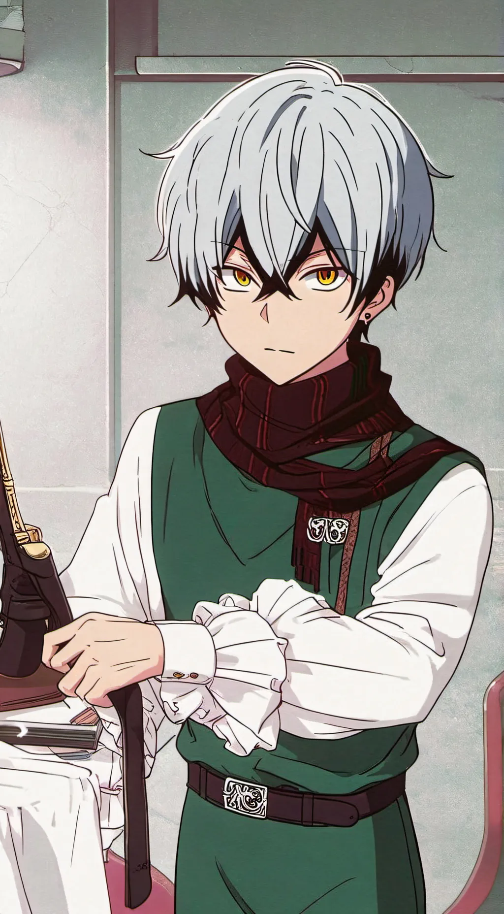 ai character: shoto todoroki background