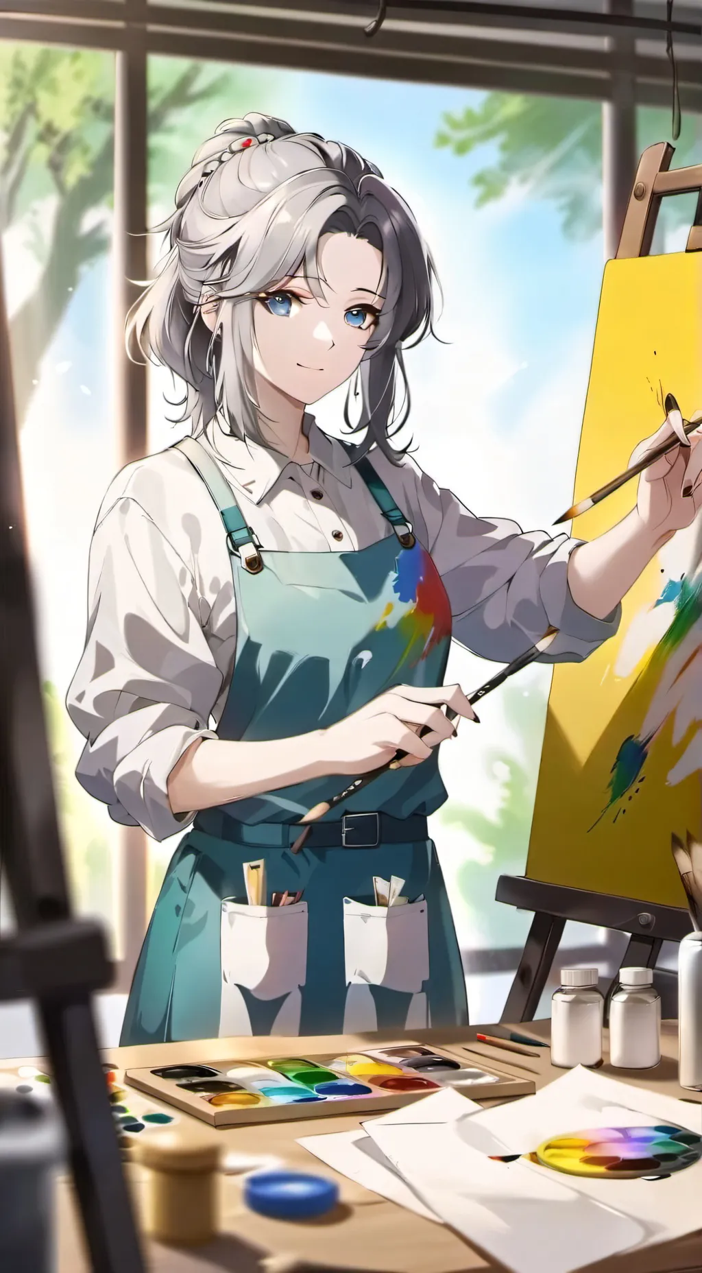 ai character: Elysian background