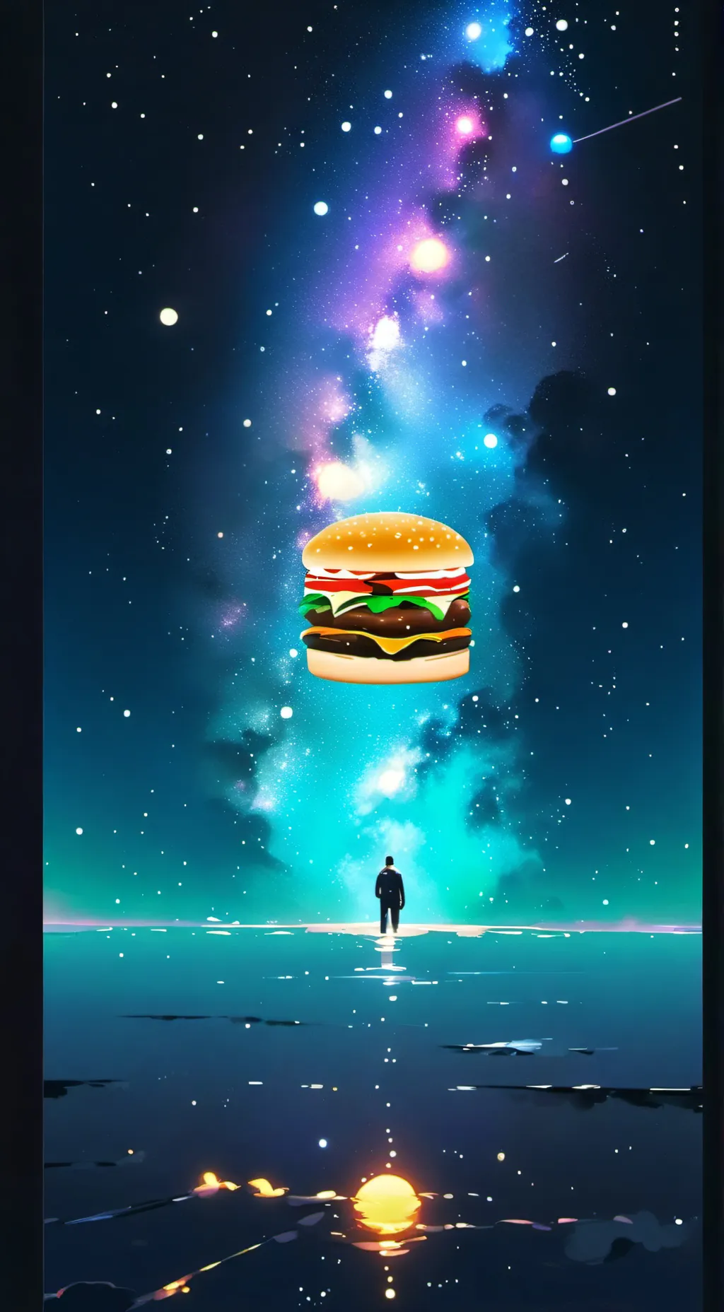 ai character: Cheezburger background