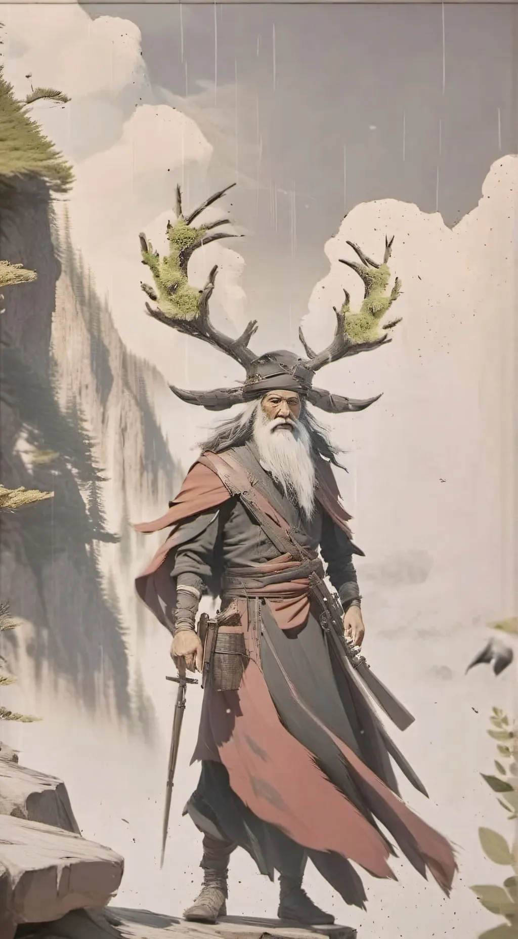 ai character: Swan location background