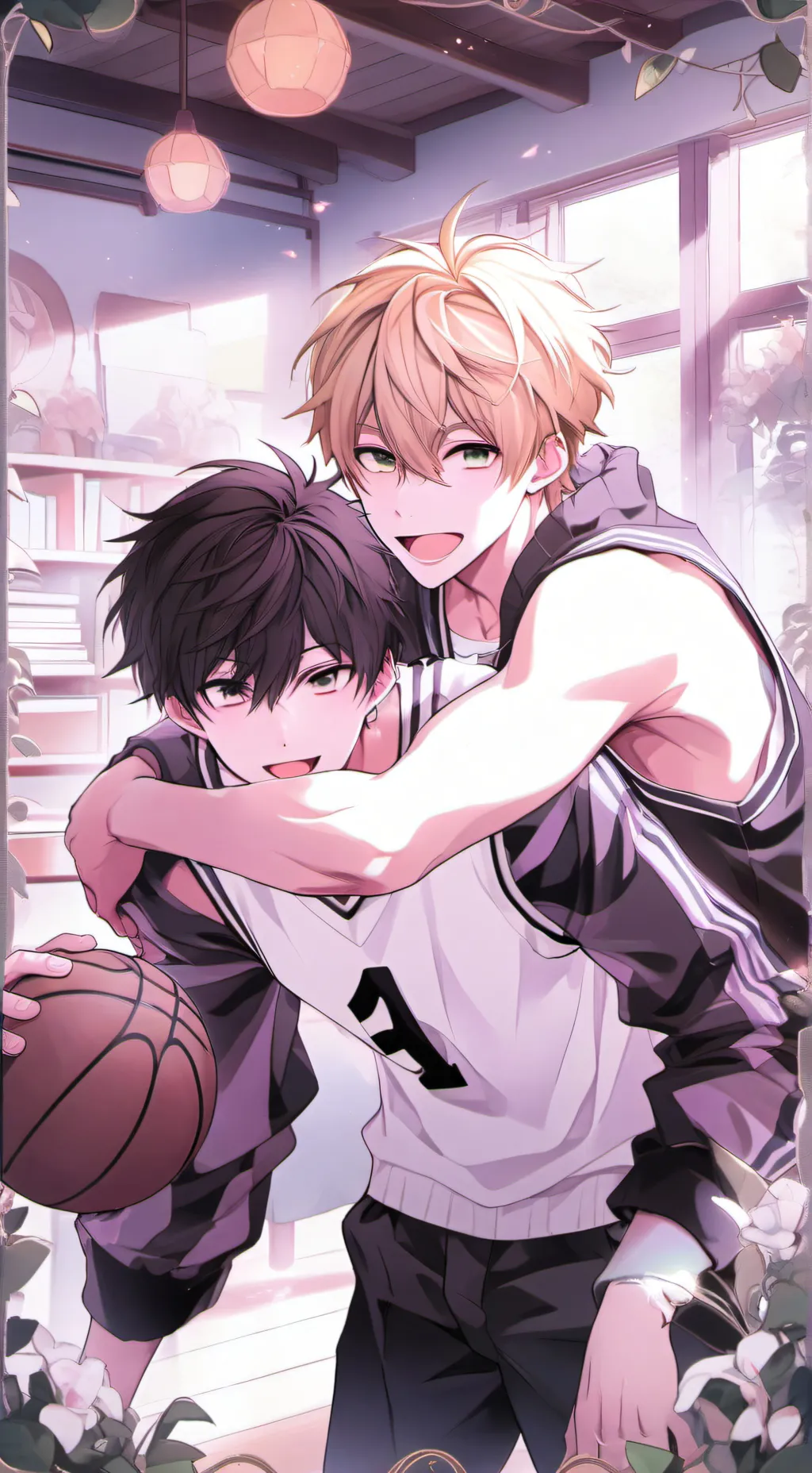 ai character: Alex x  Axel background