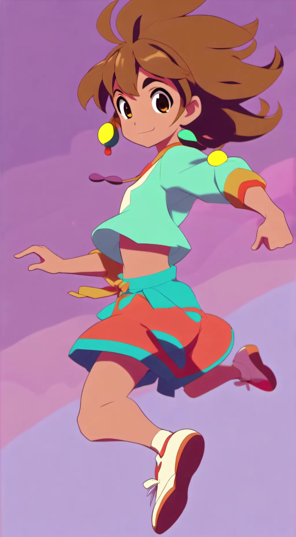 ai character: chica saltarina  background